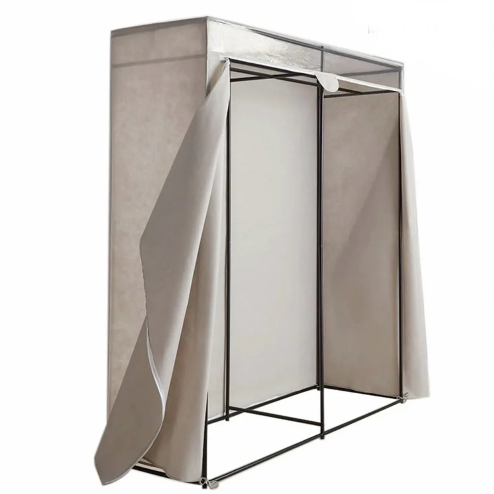 Mainstays Single Steel Tier Zippered Extra Wide Clothes Closet